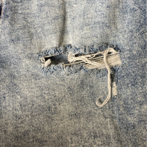 Hollister Plaid Patchwork Ultra High Rise Mom Jeans - Picture 4 of 10